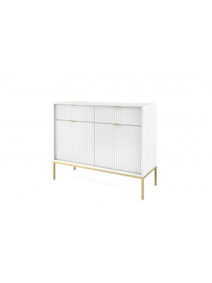 Komoda MIA KSZ104 biel, stelaż złoty