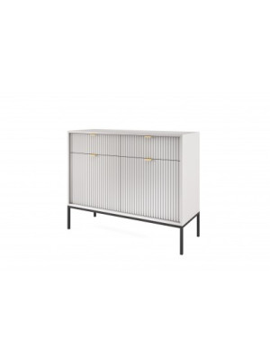 Komoda MIA KSZ104 szary, stelaż czarny