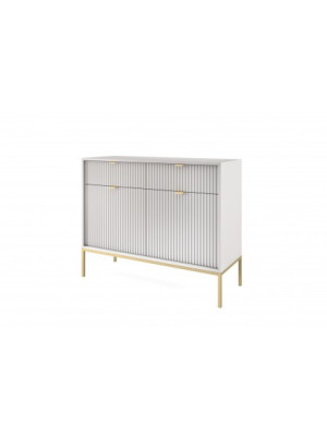 Komoda MIA KSZ104 szary, stelaż złoty