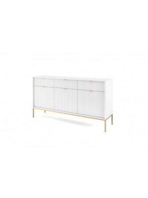 Komoda MIA K154 biel, stelaż złoty