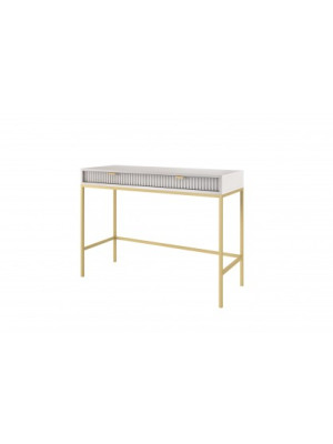 Toaletka MIA T104 szara, stelaż złoty