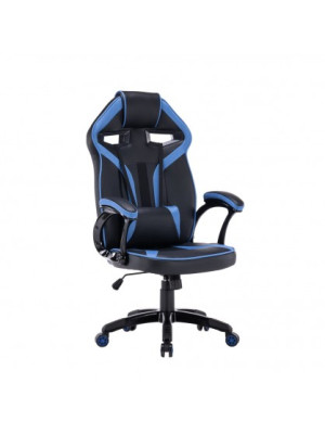 FOTEL OBROTOWY GAMINGOWY KRZESŁO DAFI NIEBIESKI