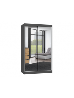 SZAFA PRESTIGE120 Z 2 LUSTRAMI - ANTRACYT