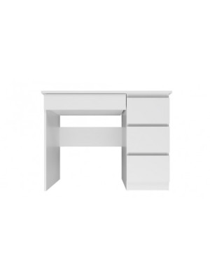 BIURKO NA LAPTOP MODERNO PRAWE BIEL MAT