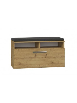 SZAFKA NA BUTY SIEDZISKO SCHOWEK RIVIERA DĄB ARTISAN