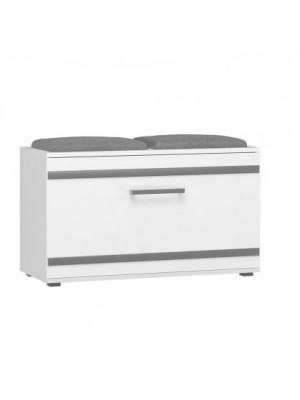 SZAFKA NA BUTY SIEDZISKO SCHOWEK MONIA BIEL MAT