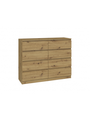 KOMODA ENZO 8 120 - DĄB ARTISAN