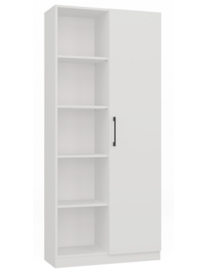 REGAŁ 80CM DRZWI BIEL KOMPLET