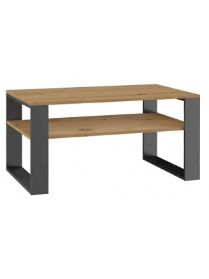 STOLIK KAWOWY MODERN 1P ARTISAN NOGA ANTRACYT