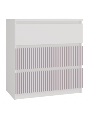 Komoda ENZO 3 ARTEO PINK Różowy