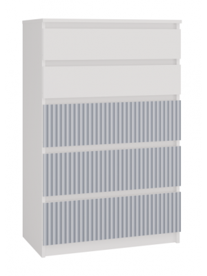 Komoda ENZO 5 ARTEO BLUE Niebieski