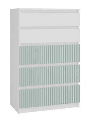 Komoda ENZO 5 ARTEO MINT Miętowy