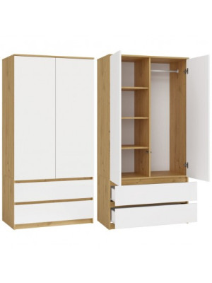 Szafa Malwa SS-90  DĄB ARTISAN BIEL