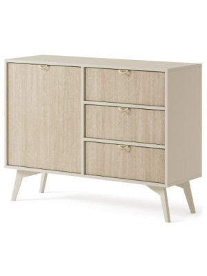 Komoda FIONA KSZD106 beż piaskowy/jodełka scandi