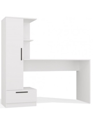 Zestaw Biurko + Regał COSMO BIAŁY