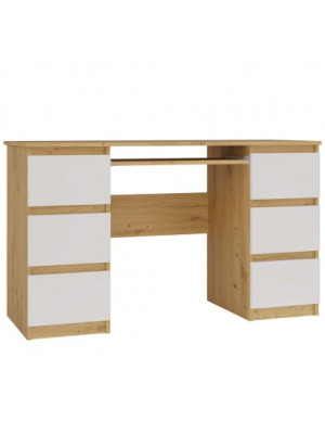 Biurko Kuba KUBA DĄB ARTISAN BIEL