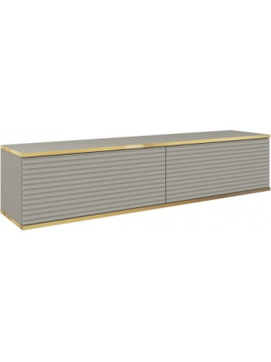 Szafka RTV ORO R-135 ryflowany front, szary