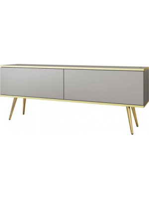 Szafka RTV ORO R-135 szary na nóżkach