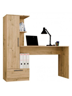 Zestaw Biurko + Regał COSMO DĄB ARTISAN