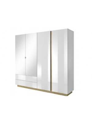 SZAFA ADAM 2 220 BIEL POŁYSK/DĄB GRANDSON