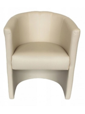 FOTEL KLUBOWY CLUB, HOKER pufa SALON PUB BEŻ