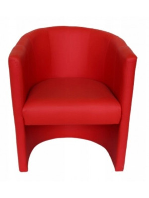 FOTEL KLUBOWY CLUB, HOKER pufa SALON PUB CZERWONY
