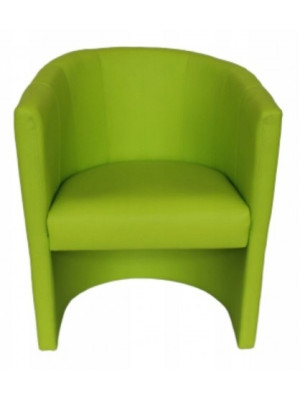 FOTEL KLUBOWY CLUB, HOKER pufa SALON PUB ZIELONY