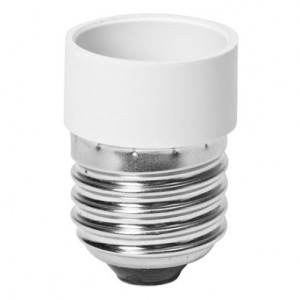 UU88 Redukcja adapter żarówka E27 na E14