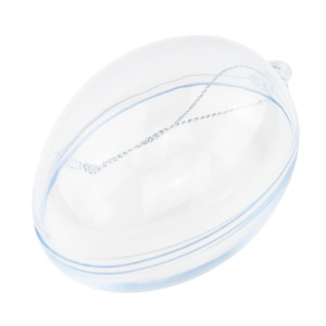 TG60439 Jajko akrylowe składane, jajo plastikowe 13cm, do ozdabiania, ozdoby wielkanocne