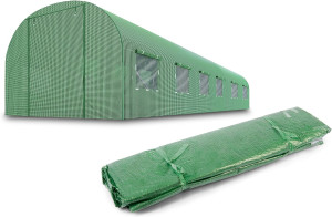 TG71372 FOLIA NA TUNEL FOLIOWY ZAMIENNA POSZYCIE SZKLARNIA OGRODOWA 6x3 18m2