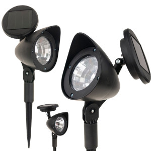 SOL0663 Lampa solarna, lampka ogrodowa, reflektor ogrodowy, czujnik