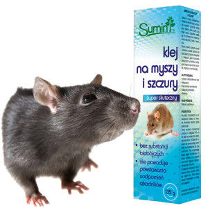 SUM-09718 KLEJ NA MYSZY SZCZURY GRYZONIE 135G SUMIN PUŁAPKA KLEJOWA
