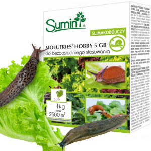 SUM22 Molufries 5GB 1kg Sumin, preparat na ślimaki, środek zwalczający ślimaki, ślimakobójczy