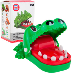 TG71075 GRA MINI KROKODYL KAJMAN CHORY ZĄBEK U DENTYSTY ZRĘCZNOŚCIOWA na PREZENT
