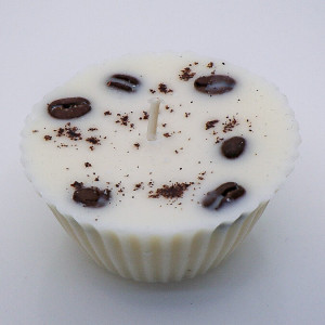 La Luz Świeca sojowa naturalna - Babeczka kawowa, winietka gratis! - Natural