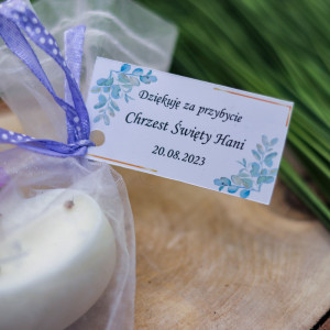 Zawieszka bilecik karteczka prostokątna 3x6cm grafika wzór #1