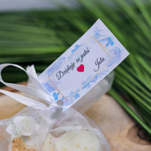 Winietka karteczka prostokątna 3x6cm grafika wzór #4