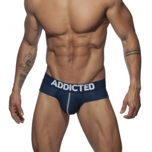 Addicted Slipy elastyczne z PUSH-UP AD805 C-09 granatowe