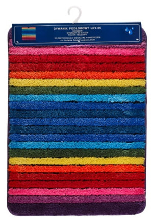 Tęczowy dywanik podłogowy 50x70 cm LDY-05