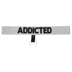 Addicted Pas z odpinanym pierścieniem Party AD859 C-21 srebrny