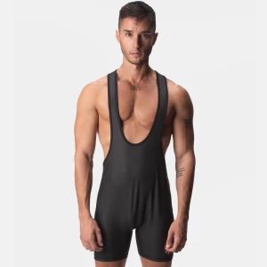 Barcode Singlet Samy z odkrytymi pośladkami 91235 C-100 czarny