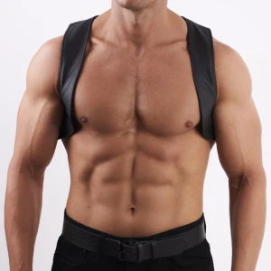 Masculo Skórzane bolero premium z naturalnej miękkiej skóry