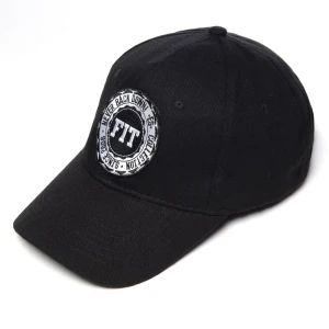 ES Collection Czapka bejsbolowa FIT CAP008 C-10 czarna