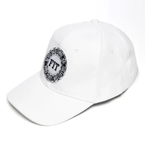 ES Collection Czapka bejsbolowa FIT CAP008 C-01 biała