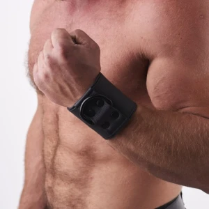 Masculo Skórzana opaska premium z naturalnej miękkiej skóry Z PIERŚCIENIEM