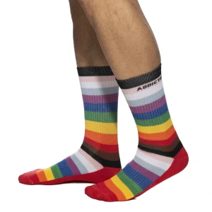 Addicted Inkluzywne tęczowe skarpety LGBTQ+ Pride AD1252 C-01