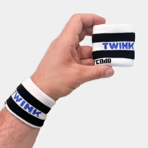 Barcode Opaska TWINK 92068 C-3114 biało-czarno-niebieska
