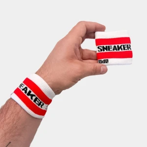 Barcode Opaska SNEAKER 92072 C-206 biało-czerwono-czarna