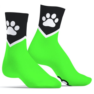 Kinky Puppy Skarpety Paw Green zielone