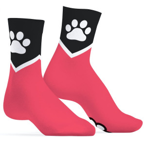 Kinky Puppy Skarpety Paw Pink różowe